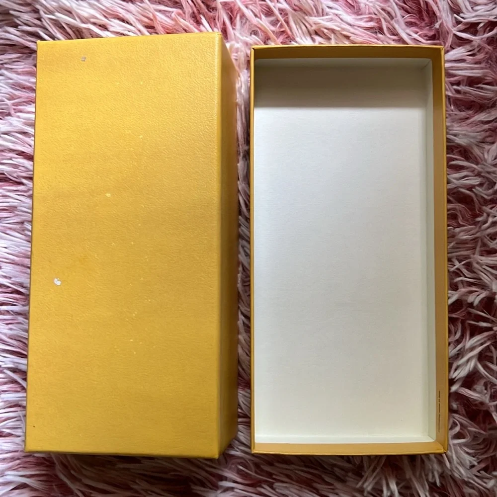 Fendi Roma Yellow Black Empty Sunglasses Box New